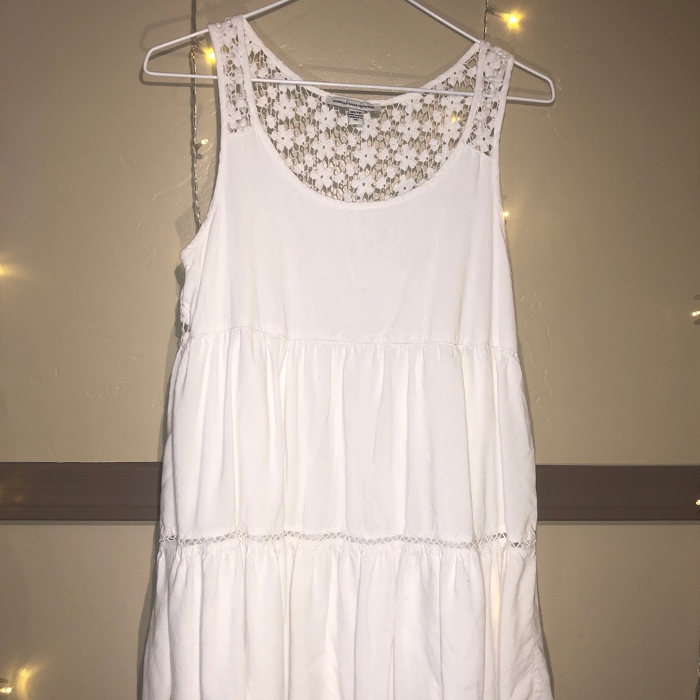 white summer dress